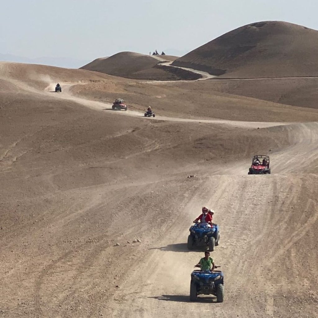 Quad au désert d'Agafay